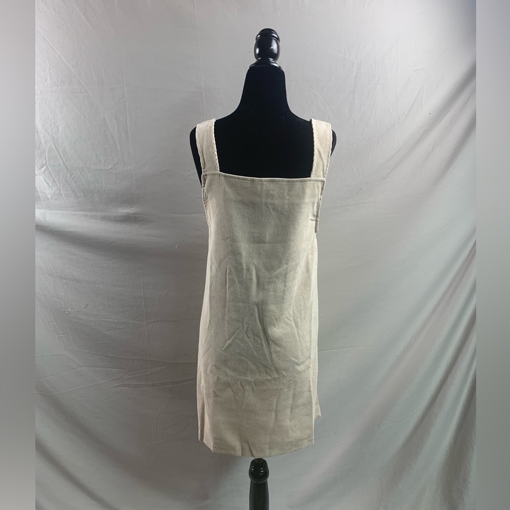 Corduroy Solid Overall Dress Without Sweater - Picture 10 of 10